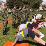 Cadetes presentan la primera prueba física del año como parte de su formación militar